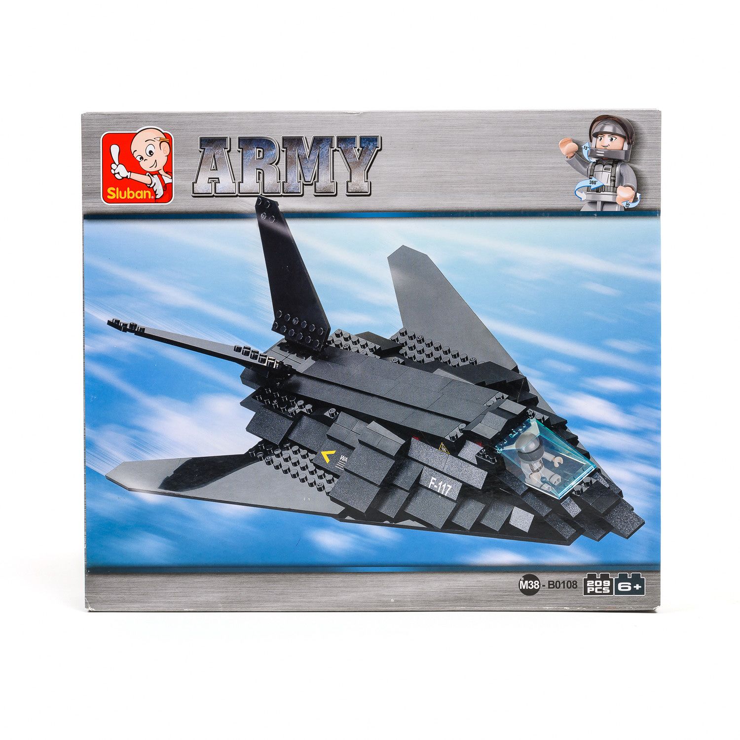 Sluban kocke, nevidljivi bombarder, 209kom