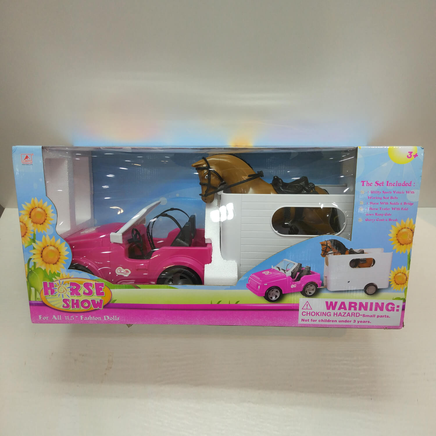 Hk mini igračka, džip sa prikolicom hipodrom
