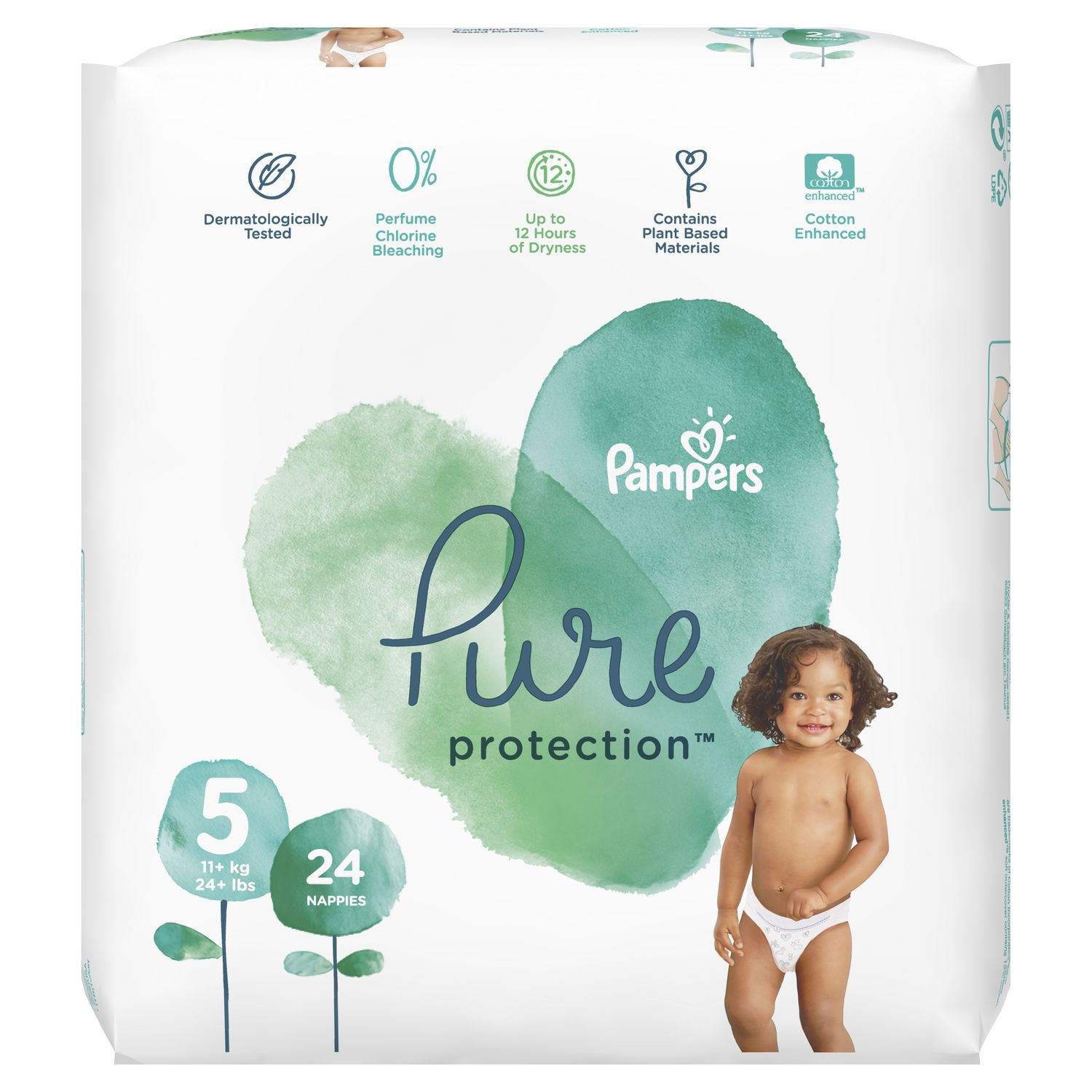 Pampers pure VP 5 junior 11kg+ 24kom 