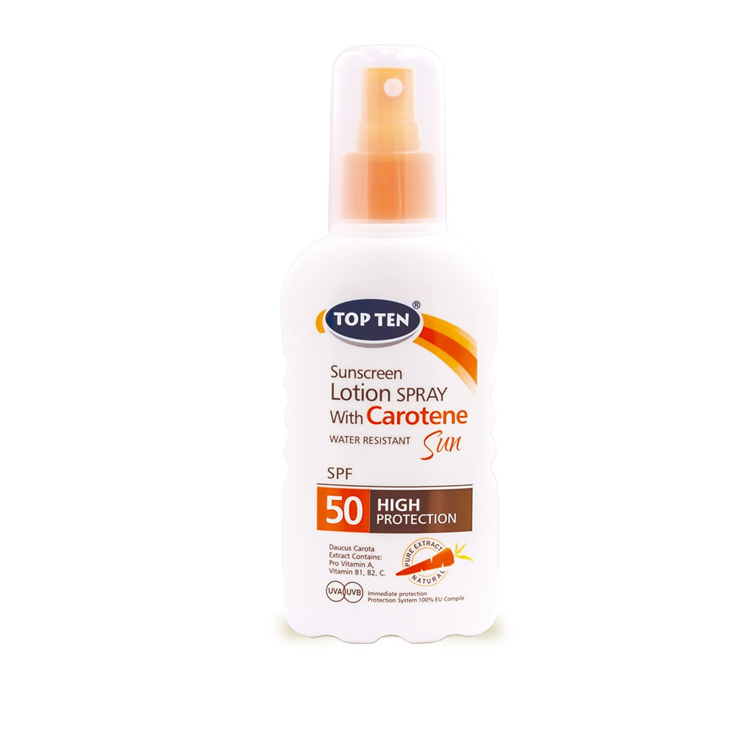 Top ten sun losion sa karotenom SPF50 200ml