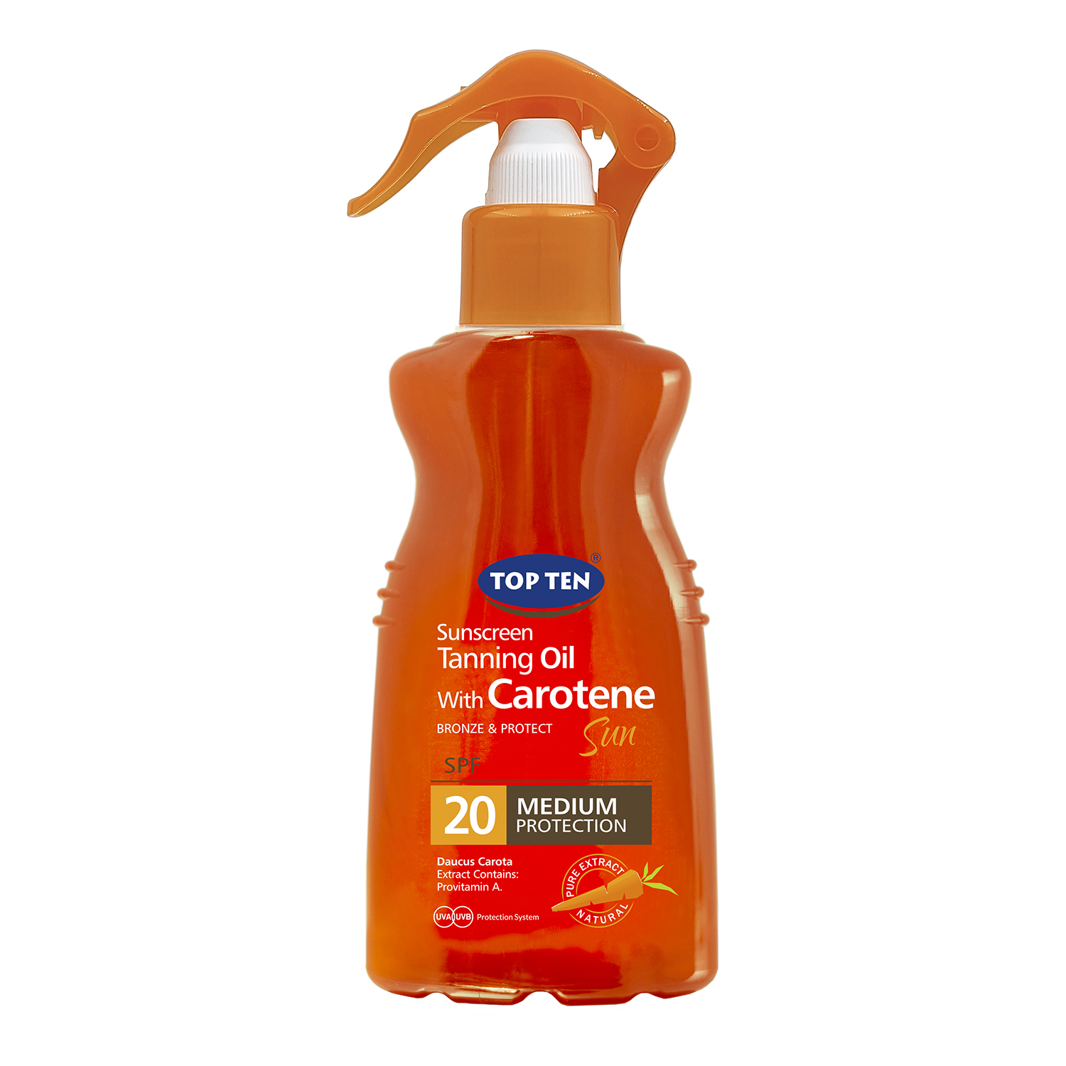 Top ten ulje sa karotenom u spreju SPF20 180ml