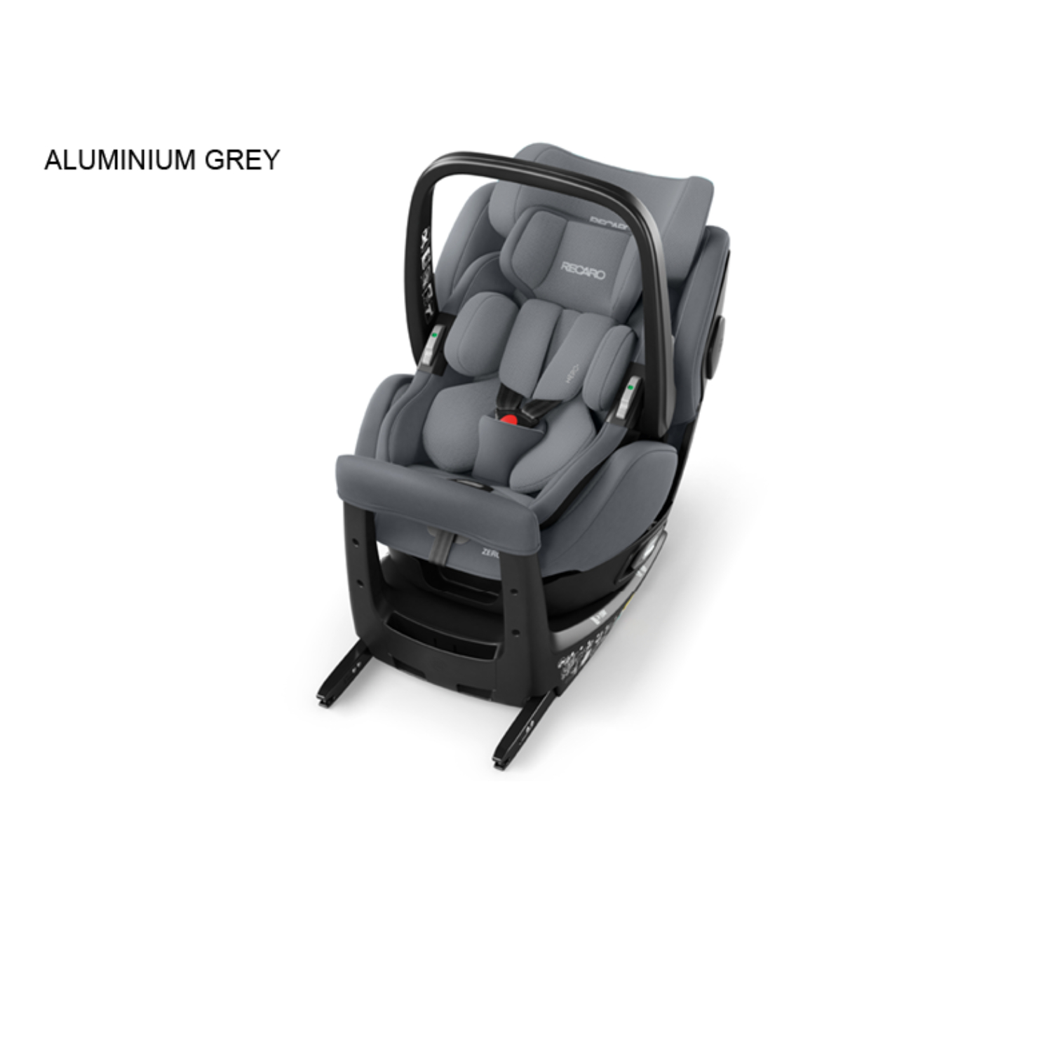 Recaro a-s Zero i-size0+/I do105cm elite alum grey