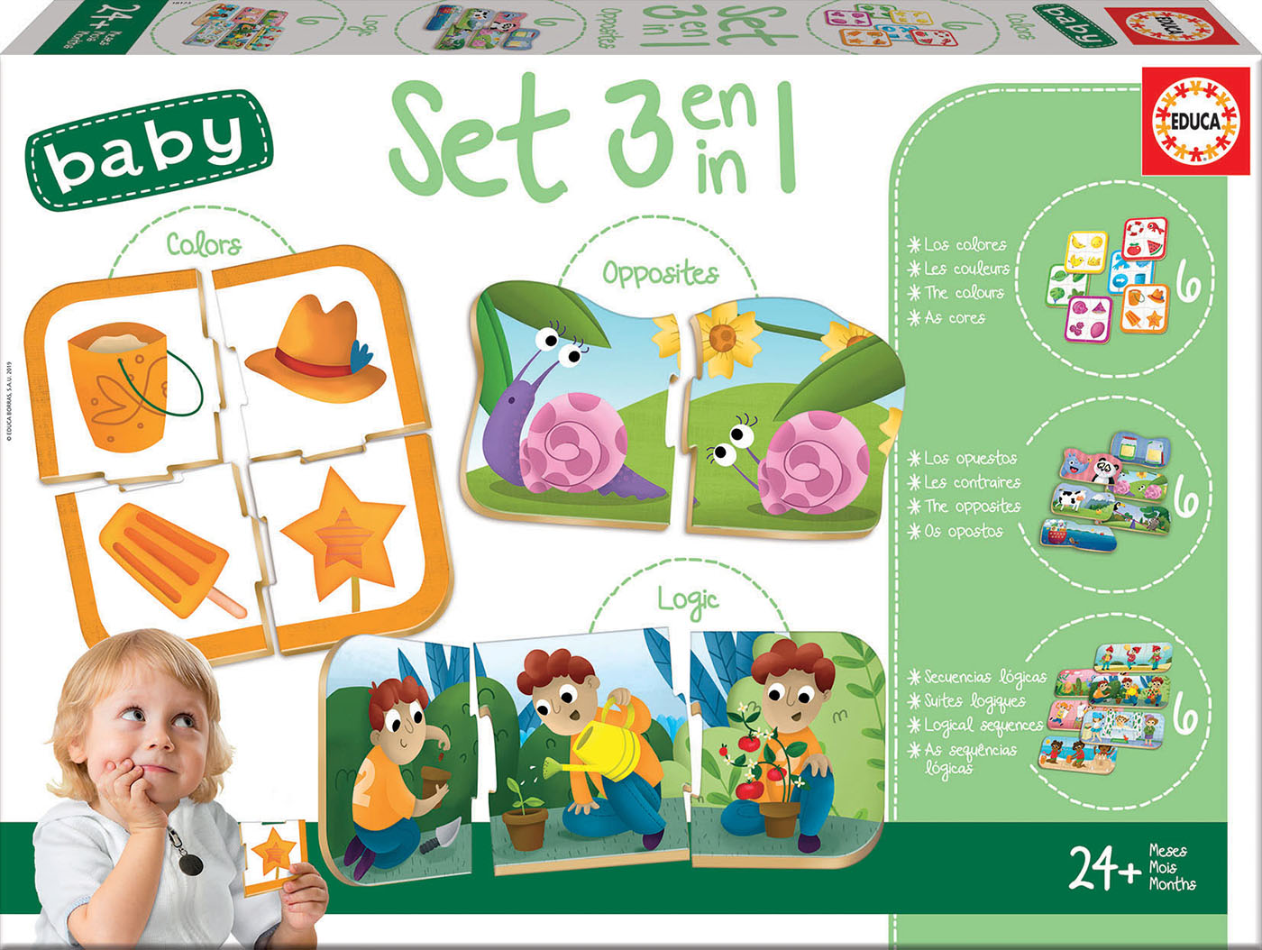 Educa bebi slagalica set 3 u 1