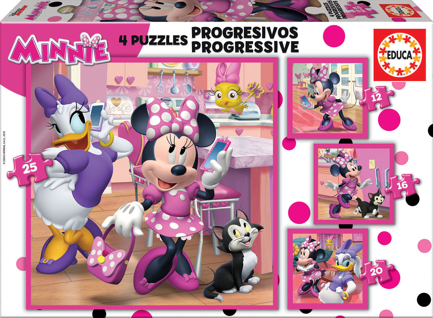 Educa slagalica Minnie progresivna