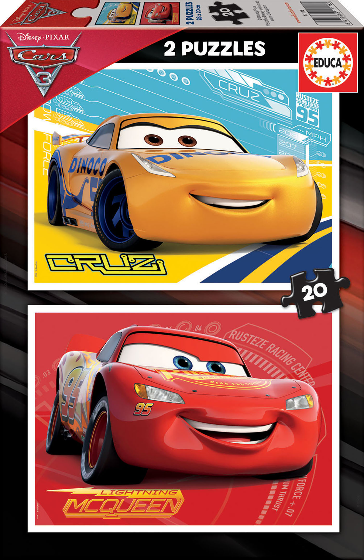 Educa slagalica Cars 2x20 delova 