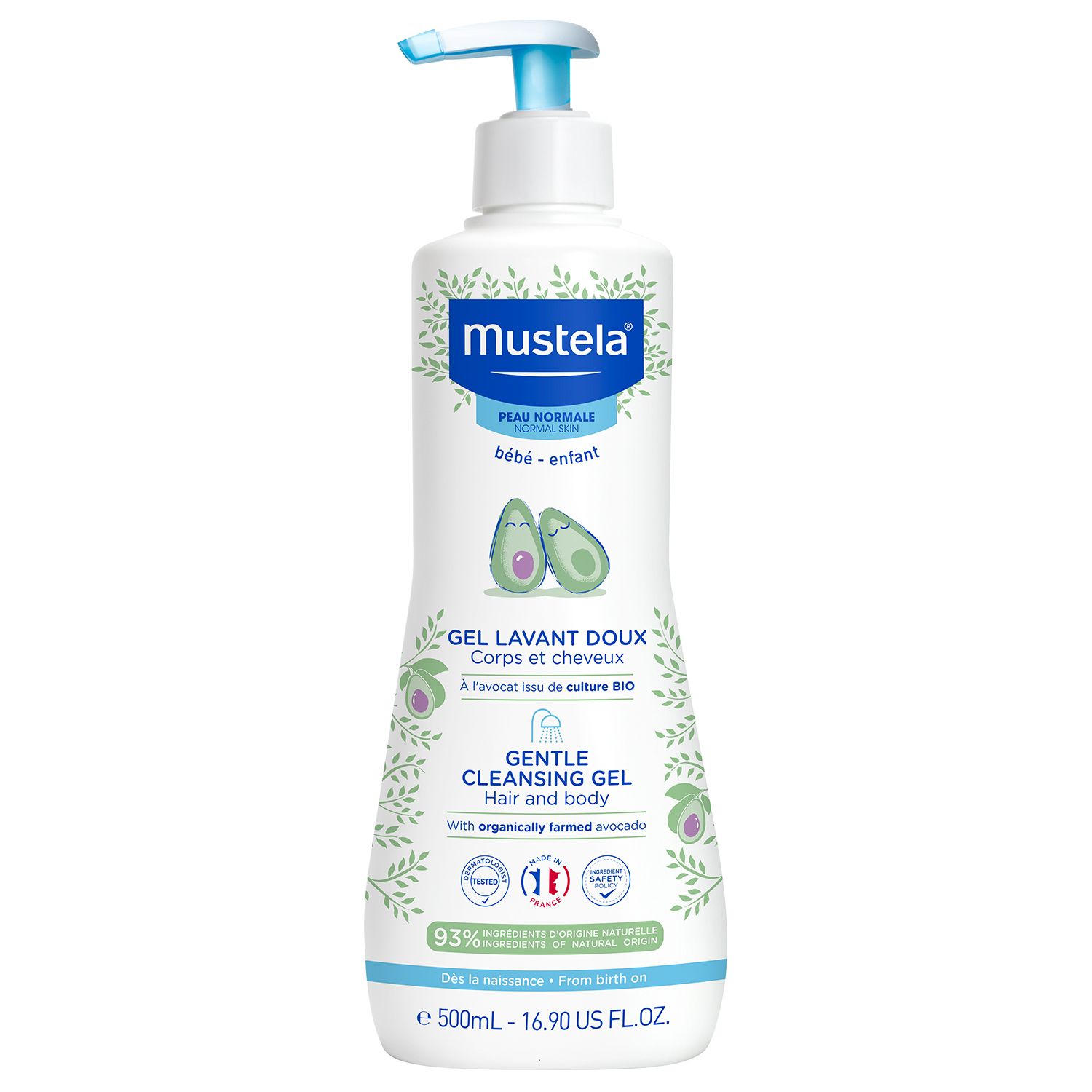 Mustela blagi gel za kupanje 500ml 