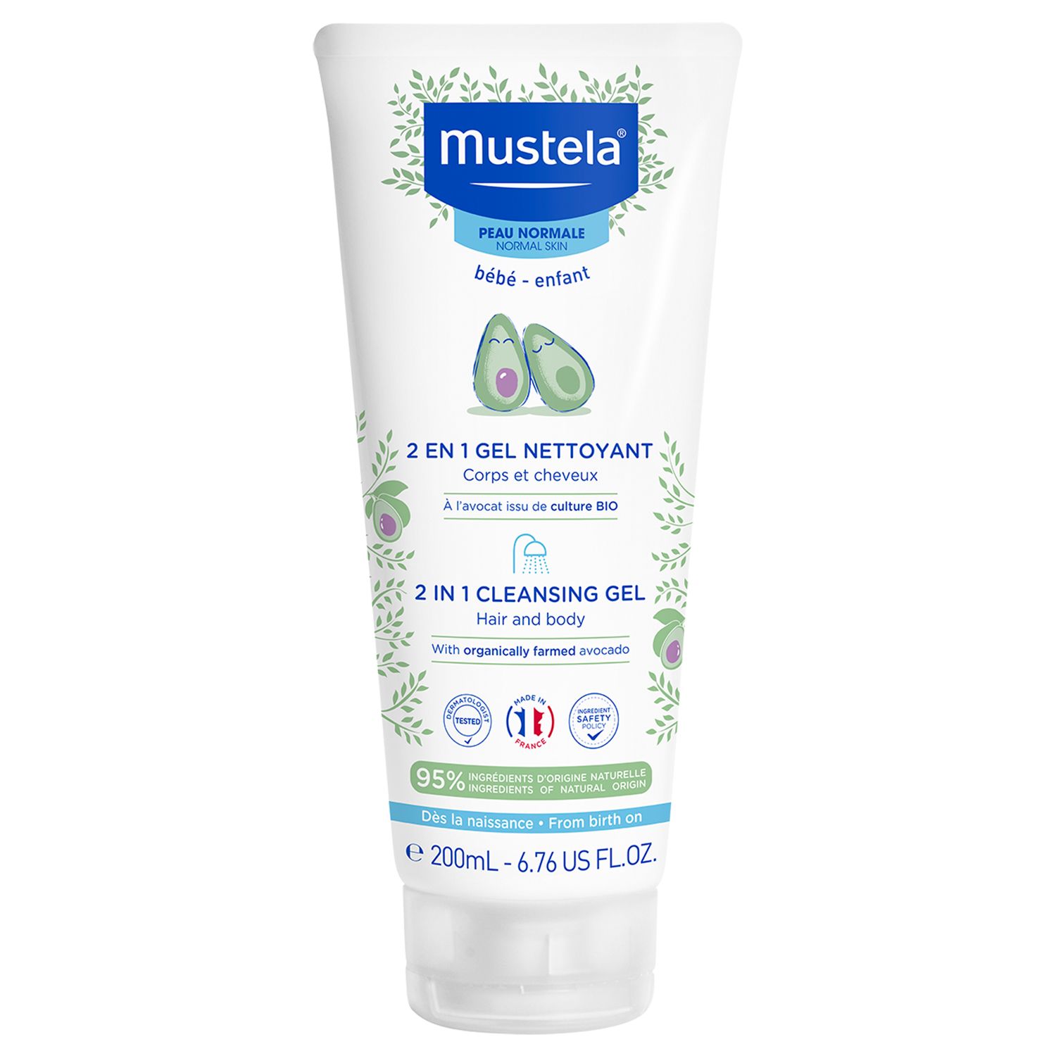 Musltela 2u1 šampon za pranje kose i tela 200ml