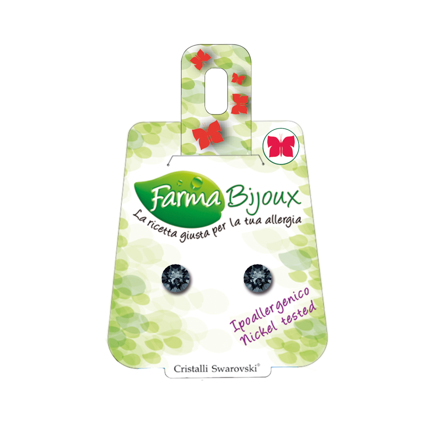 Farma bijoux minđuše BE 65C62 crvene