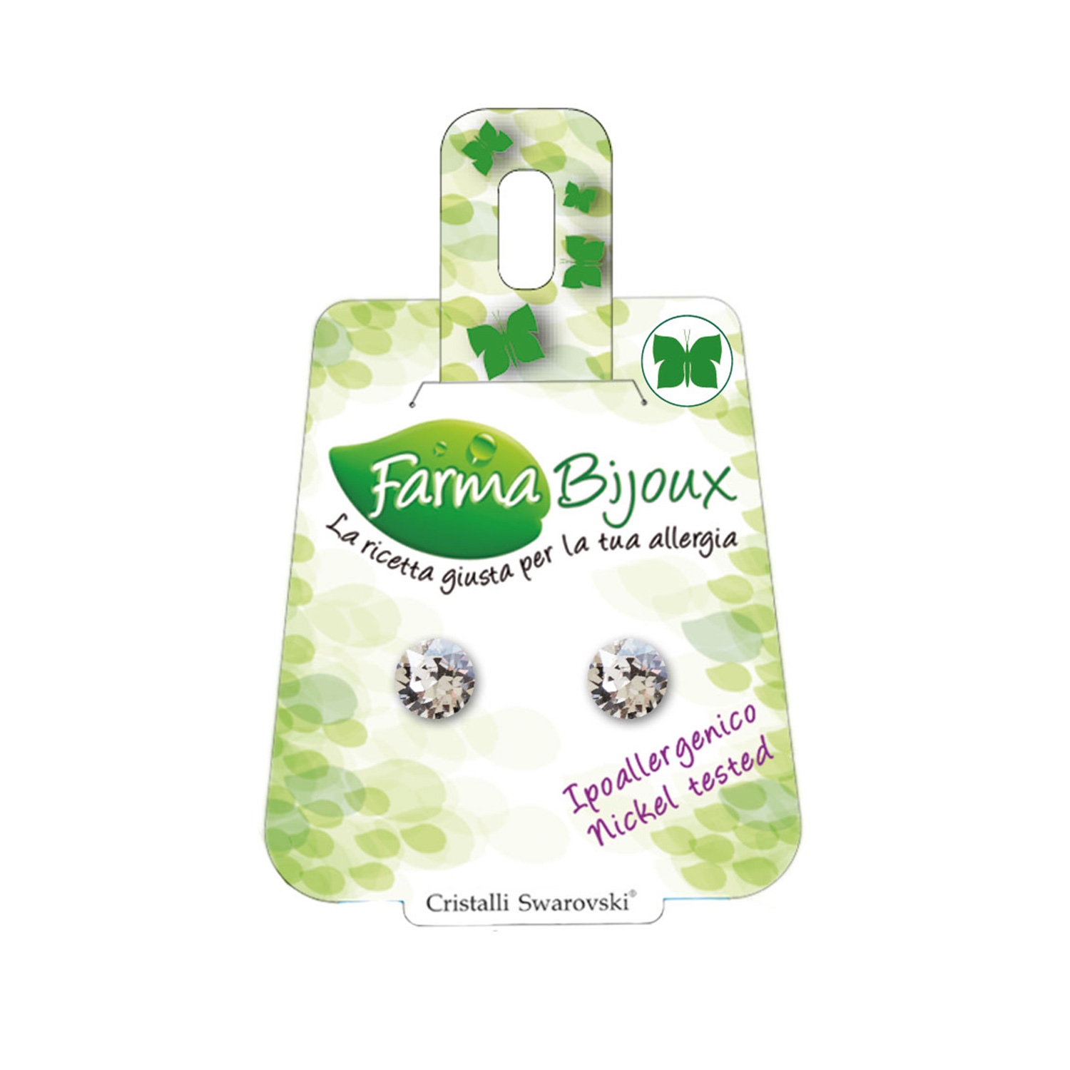 Farma bijoux minđuše BE 66C01 zelene