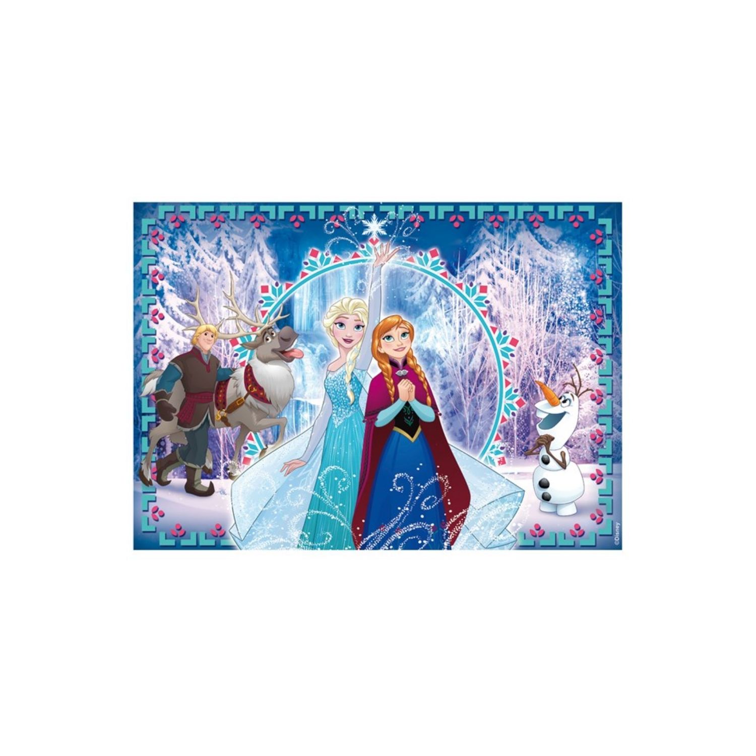 Lisciani slagalica 250Pcs Frozen 2u1 Slozi i Oboj | AKSA
