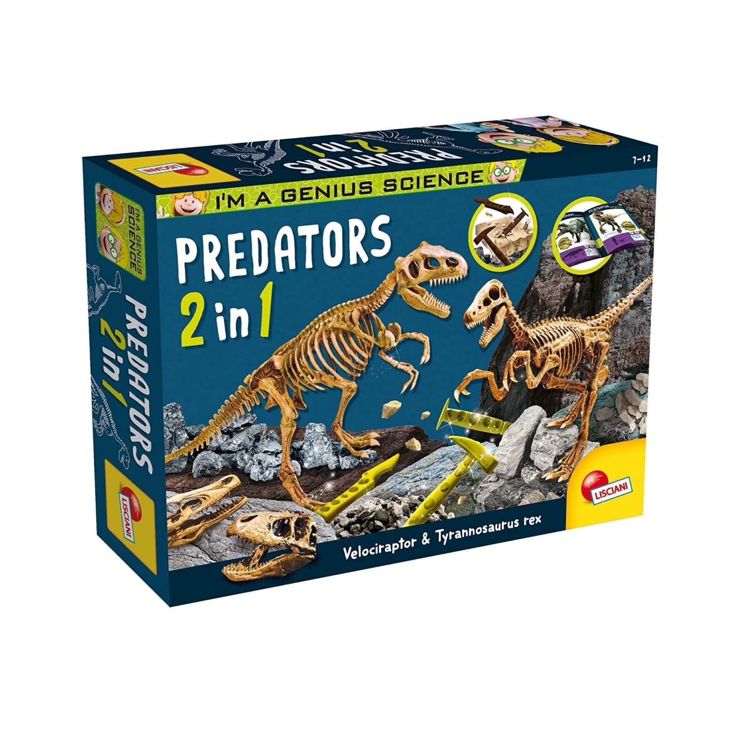 Lisciani Mali Genije Predatori Set 2 u 1