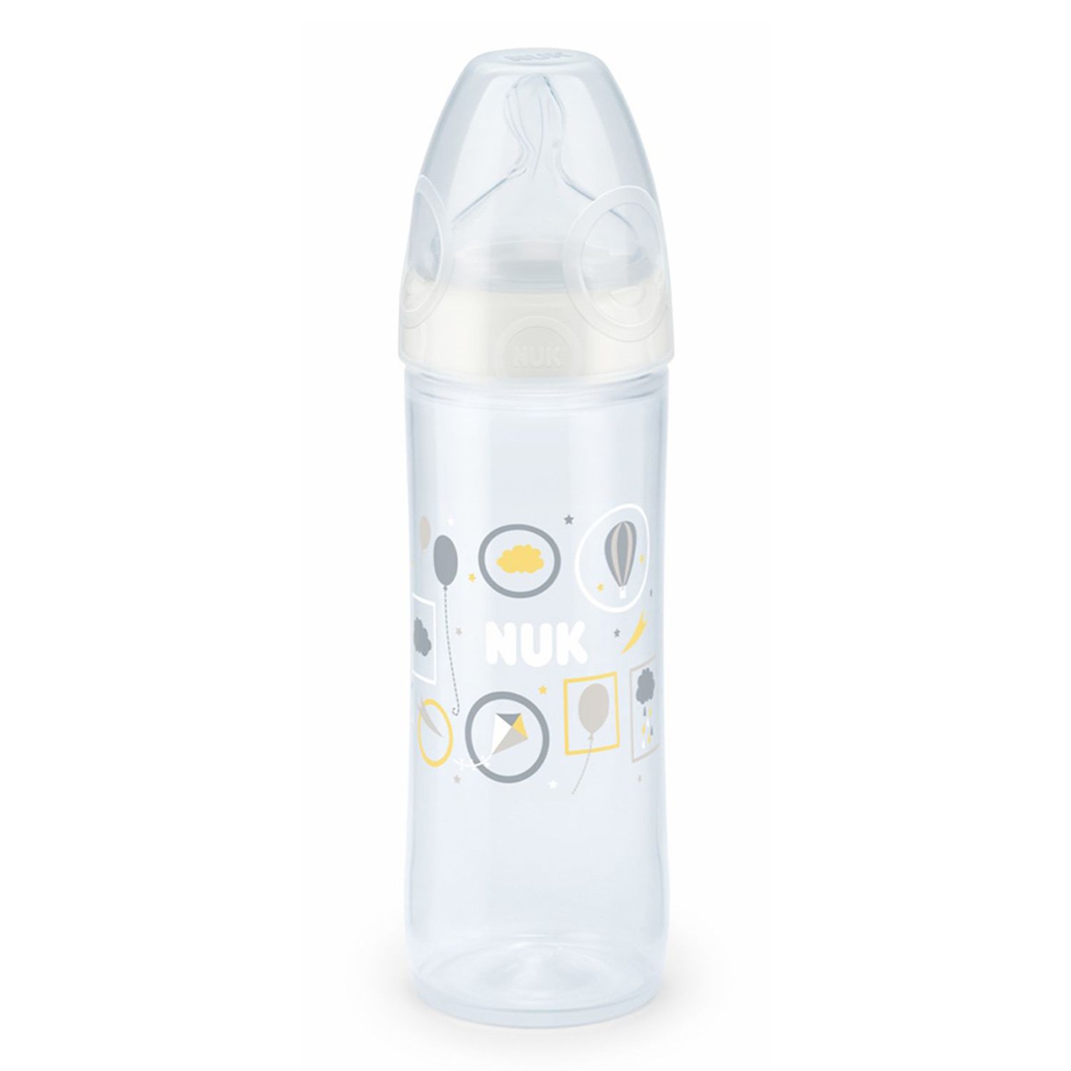 Nuk plastična flašica clasic sil 6-18m 