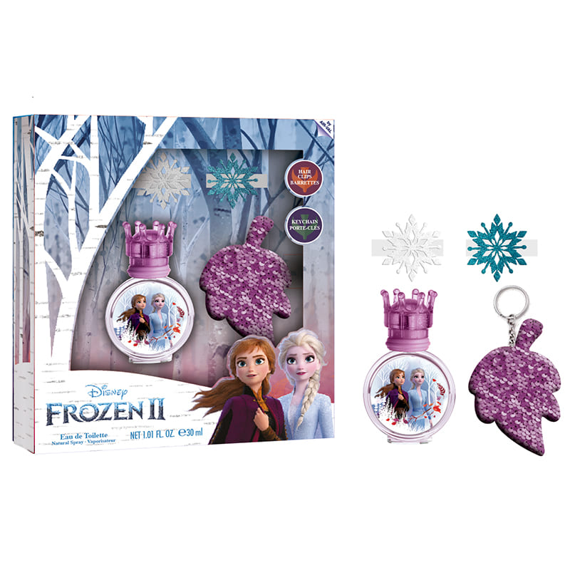 Frozen set edt 30ml + 2 šnale + privezak za ključ.