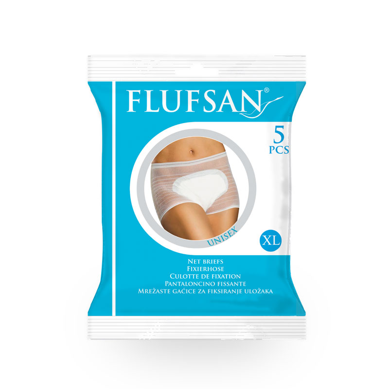 Flufsan higijenske mrežaste gaćice (XL) ZELENE A5