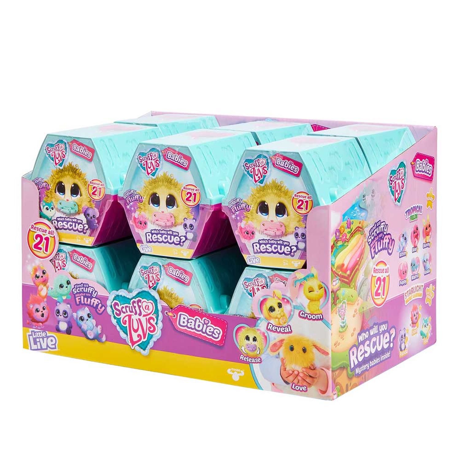 Skitalice pufnice bebice asst