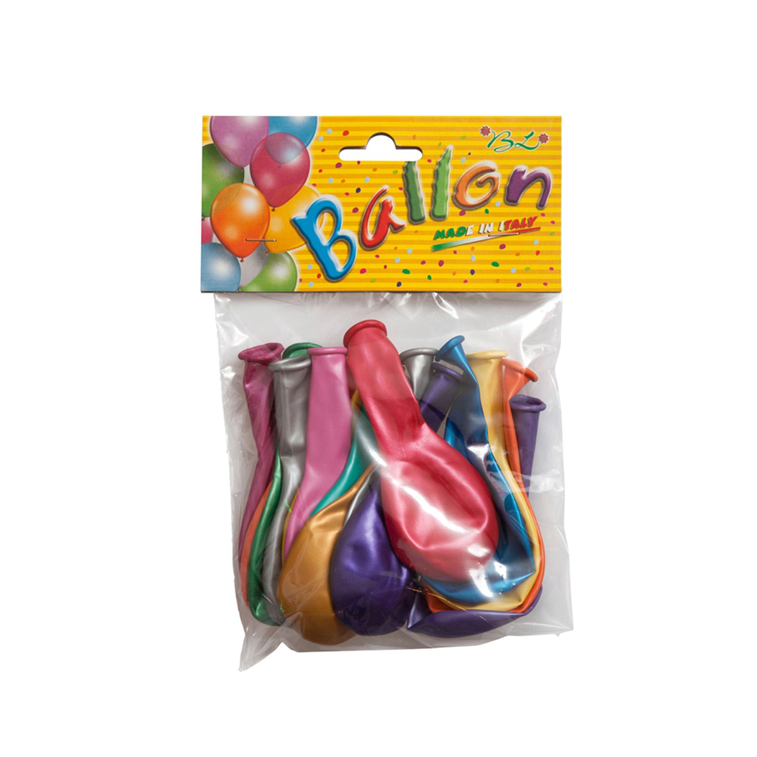 Basso Luigi Baloni metalik 10 kom 23 cm