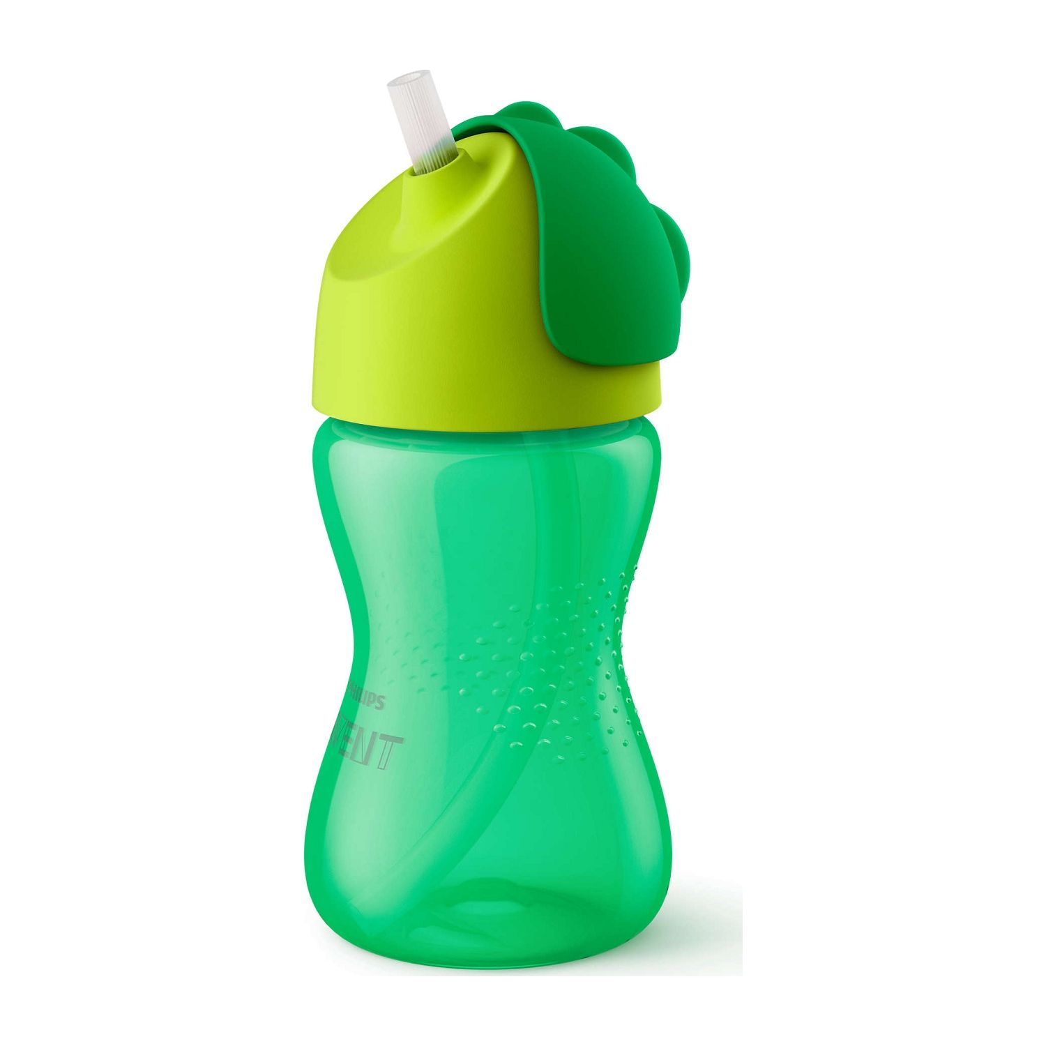 Avent magična šolja sa slamkom 300ml zelena 12M+