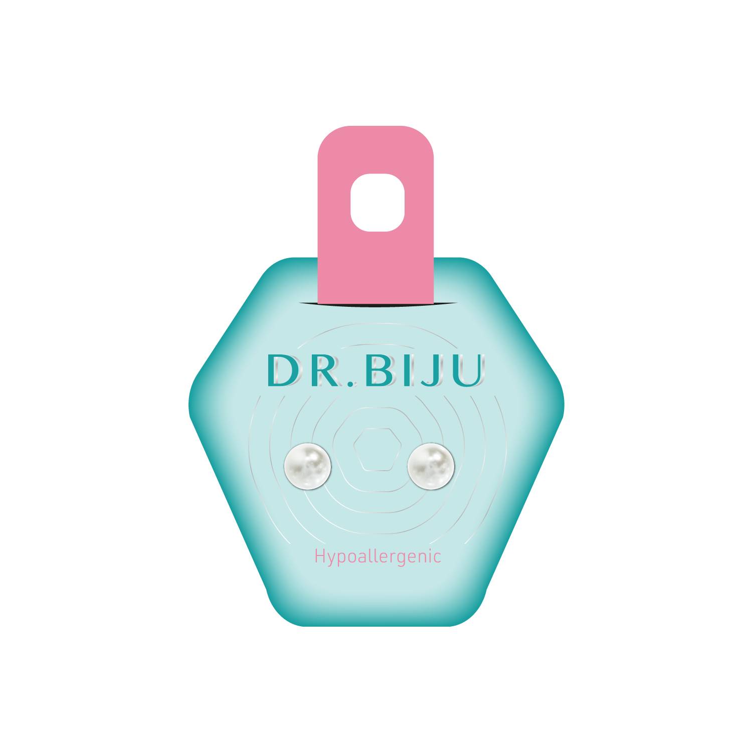 Dr.Biju minđuše 6.0mm bele biser DPE60C650 