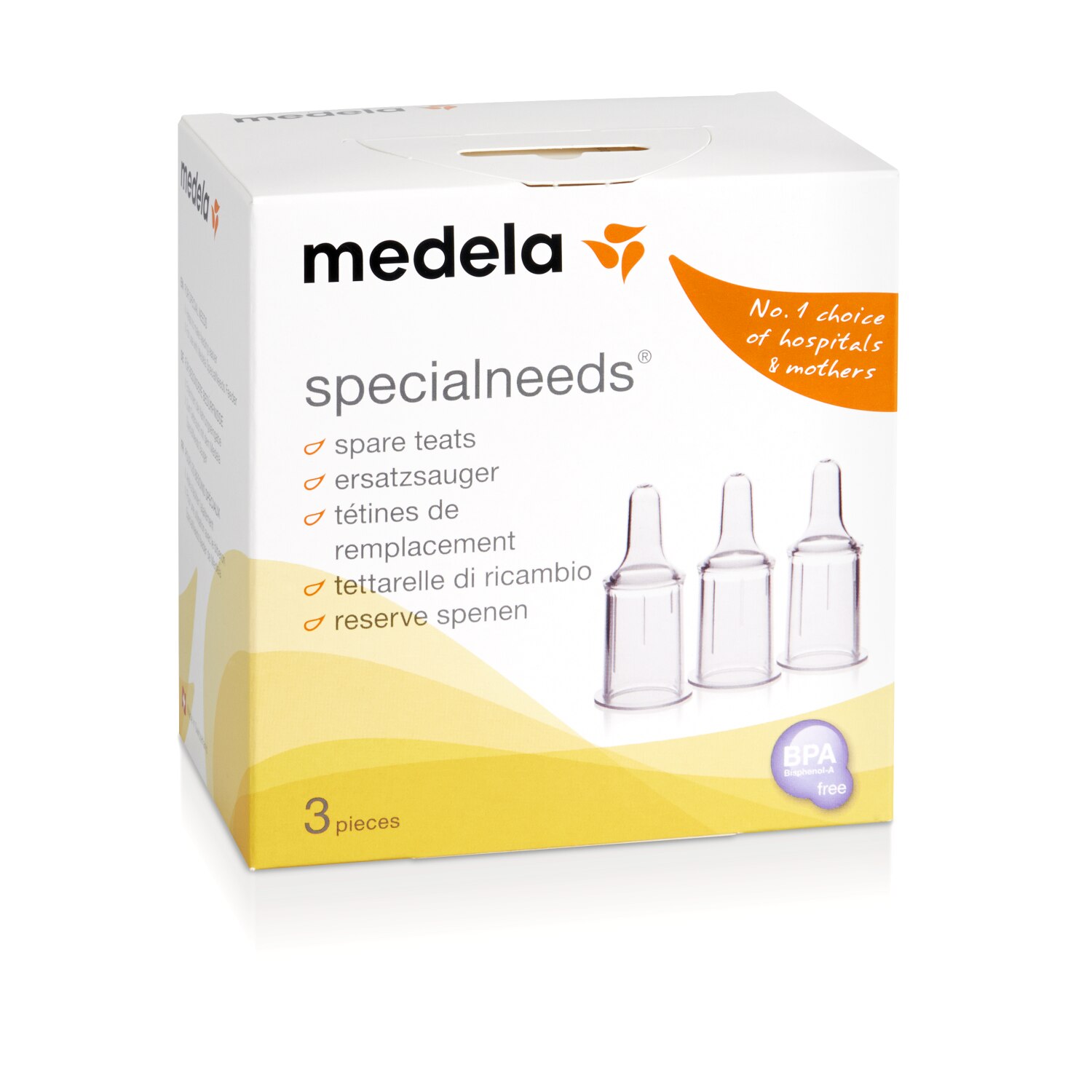 Medela cucla za otežanu ishranu sa membranom 3 kom