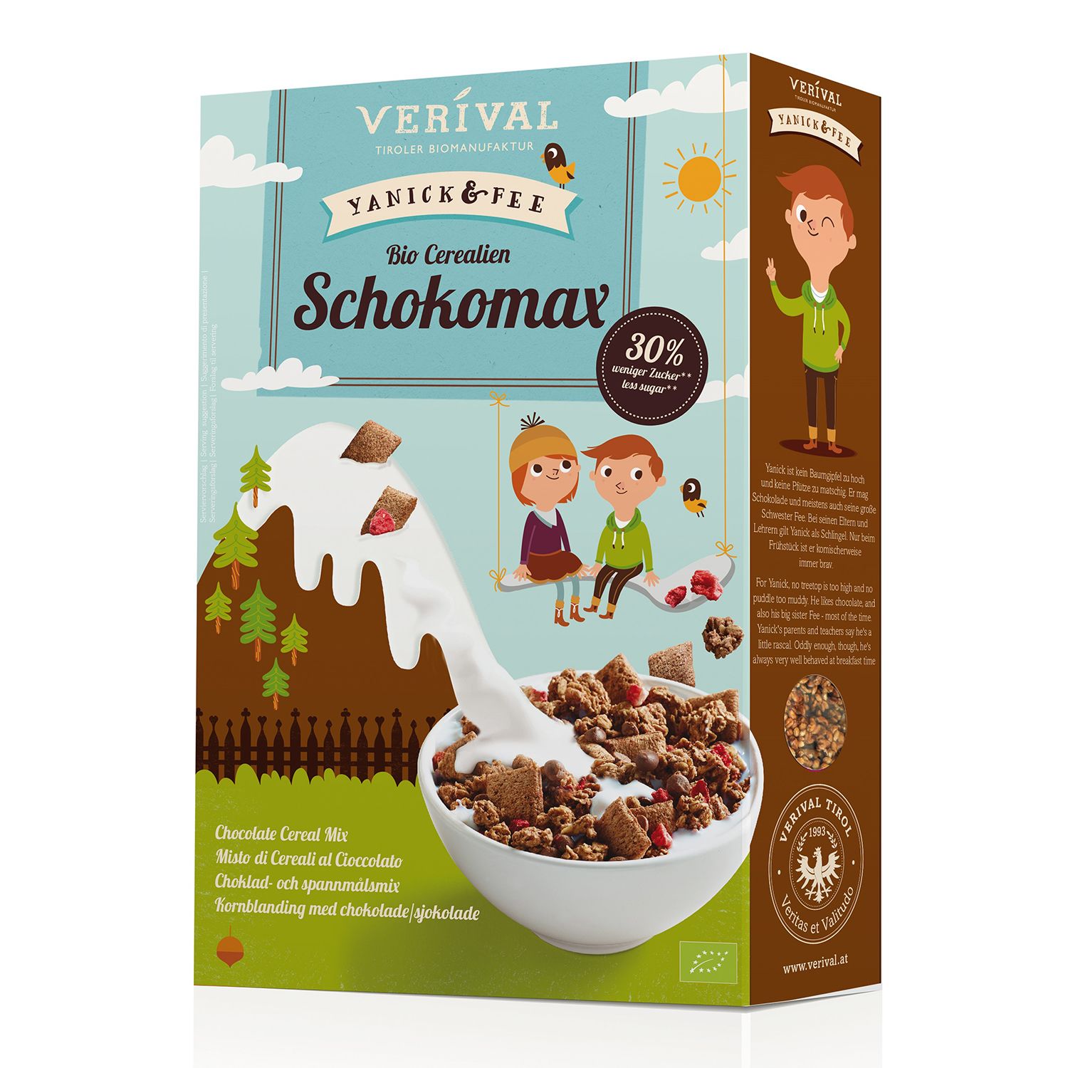 Verival organski crunchy čoko sa suvim jagod. 400g