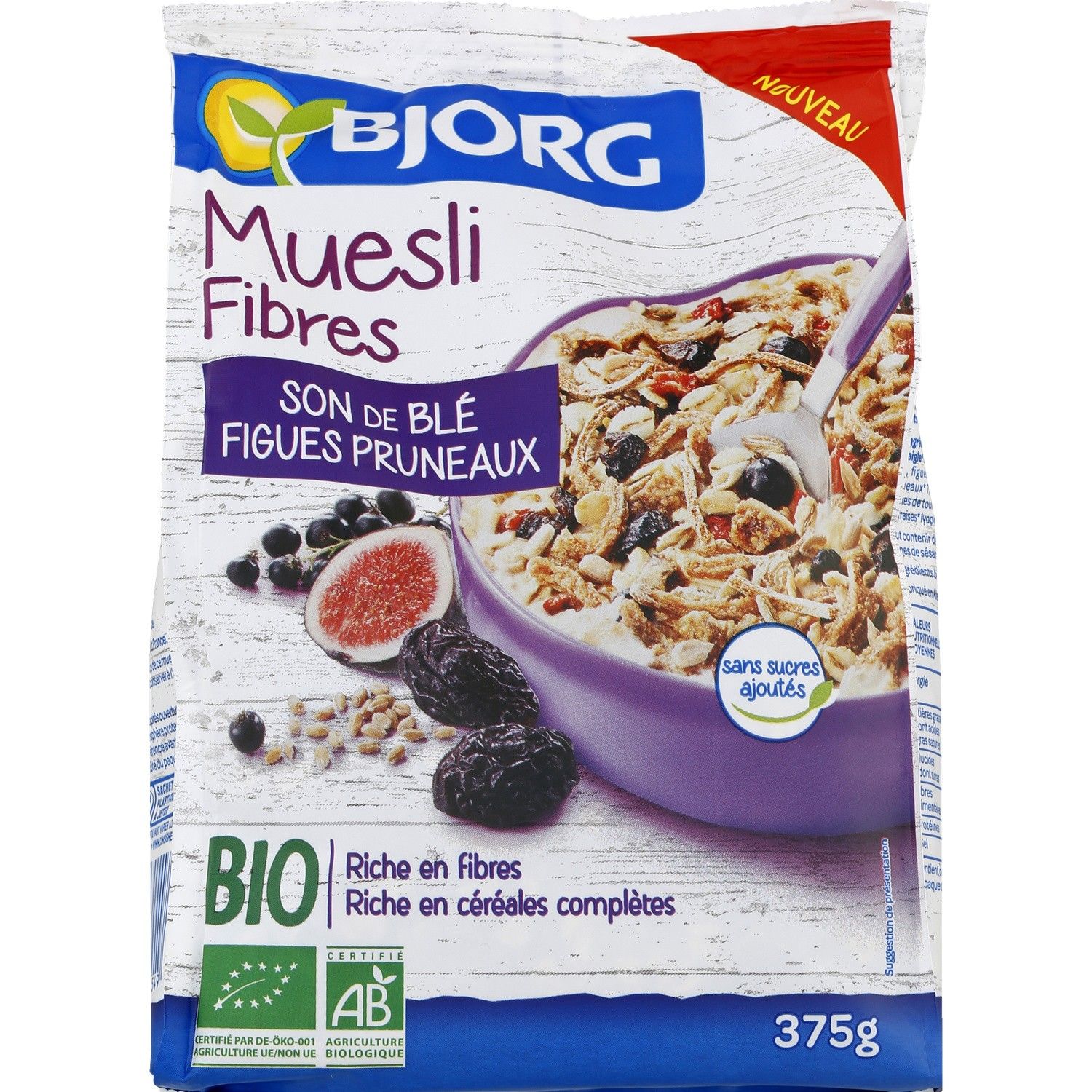 Bjorg musli smokva, šljiva i cr. ribizla 375g