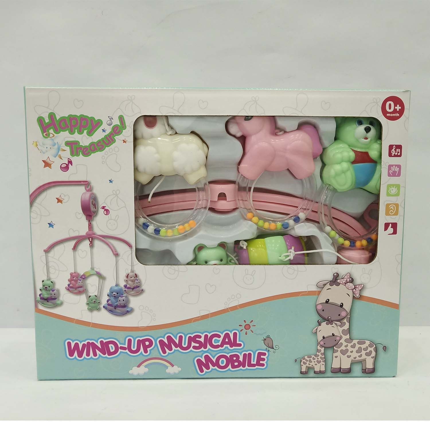 HK Mini muzička vrteška vesele životinjice