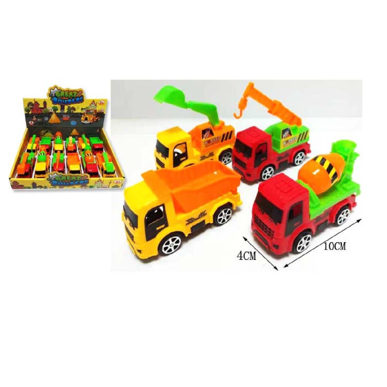HK Mini igračka građevinski auto, displej 12 kom