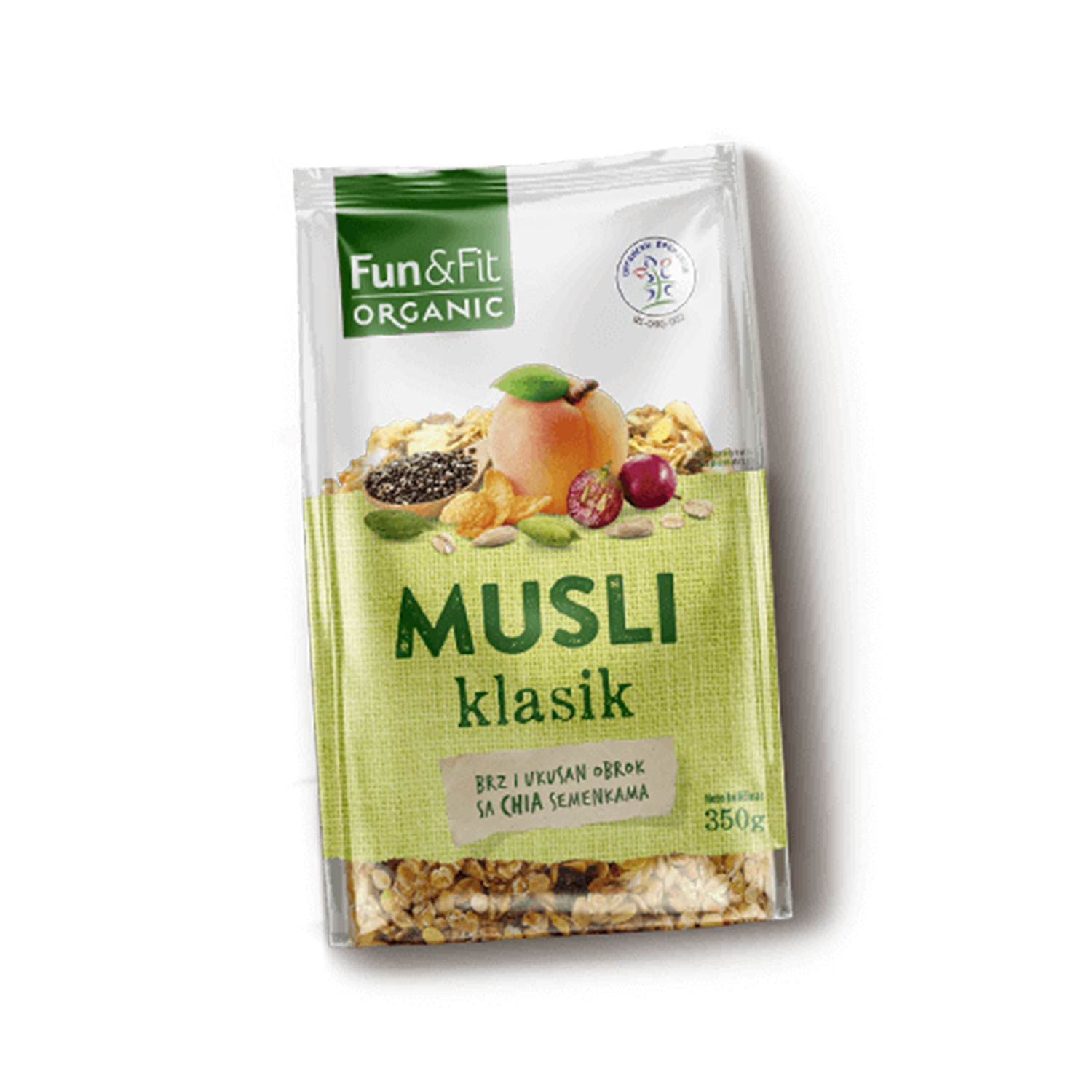 Fun&fit organik musli klasik. 350g