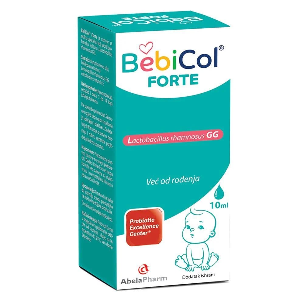 Abela Pharm BebiCol Forte, probiotske kapi, 10 ml