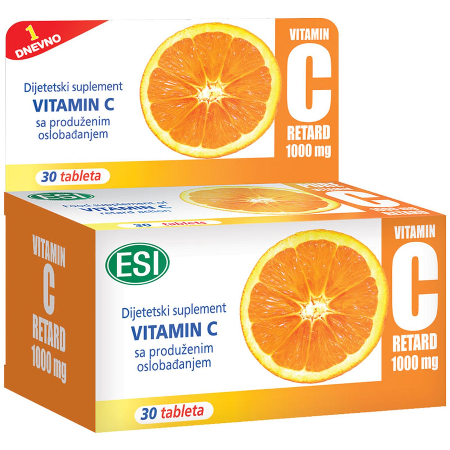 ESI Vitamin C retard tablete 30x1000 mg