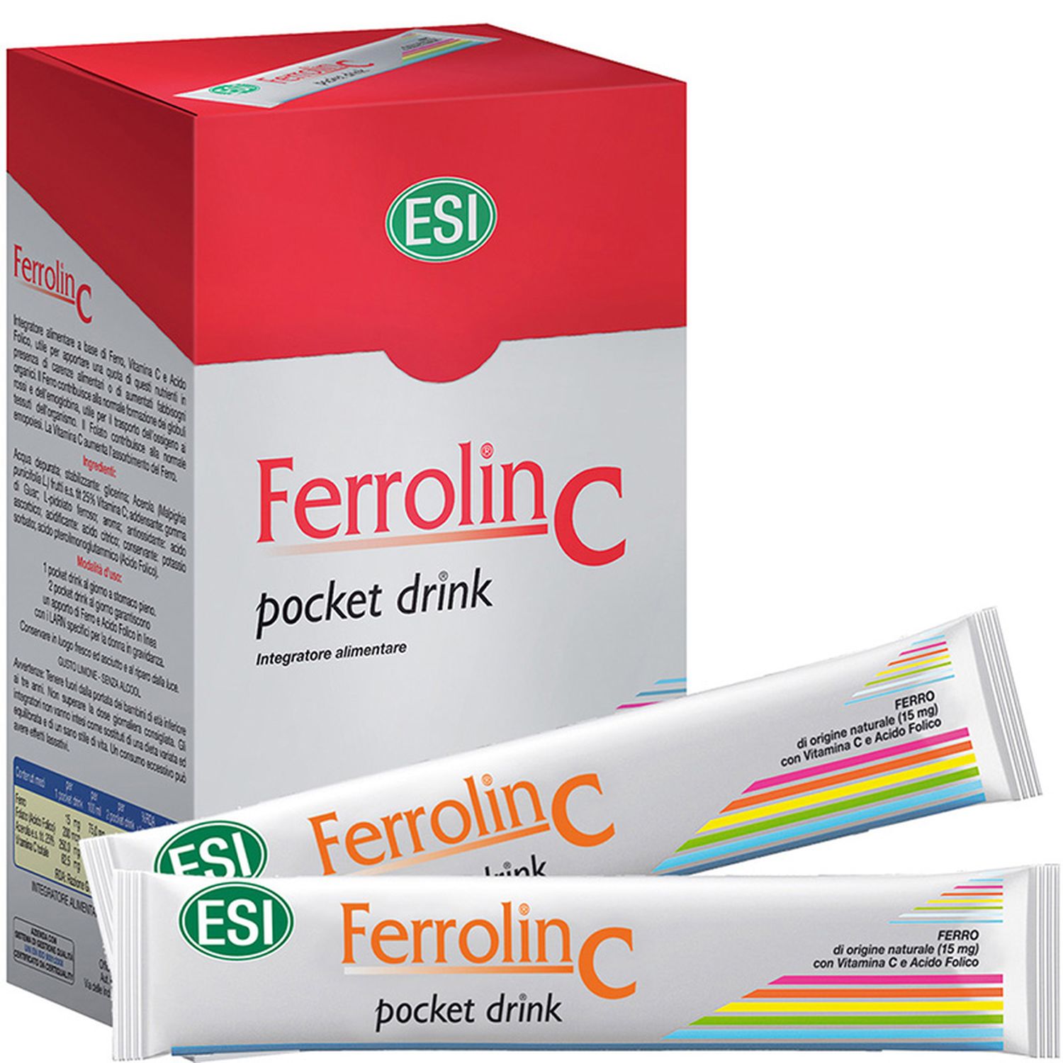 ESI Ferrolin C pocket drink 24x20ml