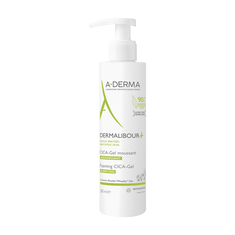 A-Derma Dermalibour Cica+penušavi gel 250ml