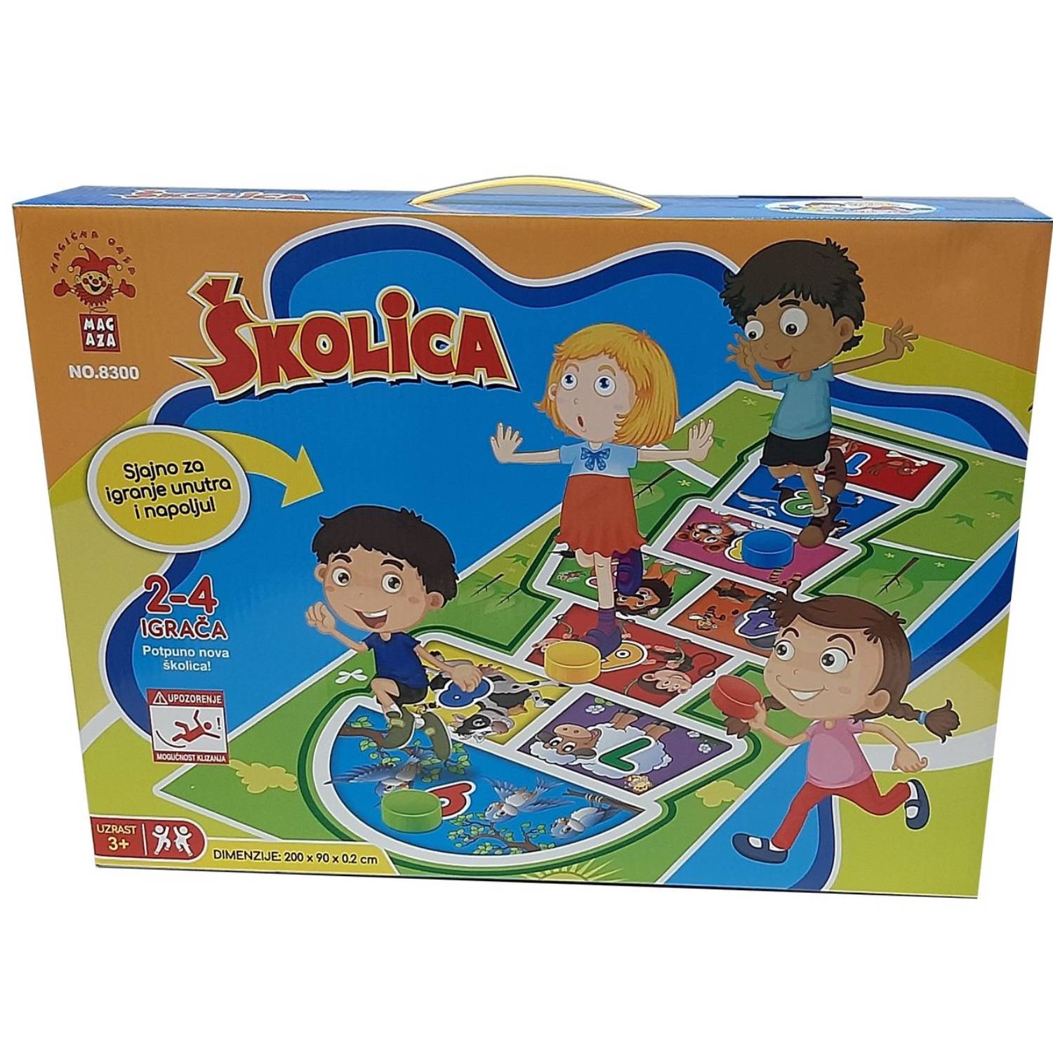 Podloga za igru Skolica 200x90x0,2cm