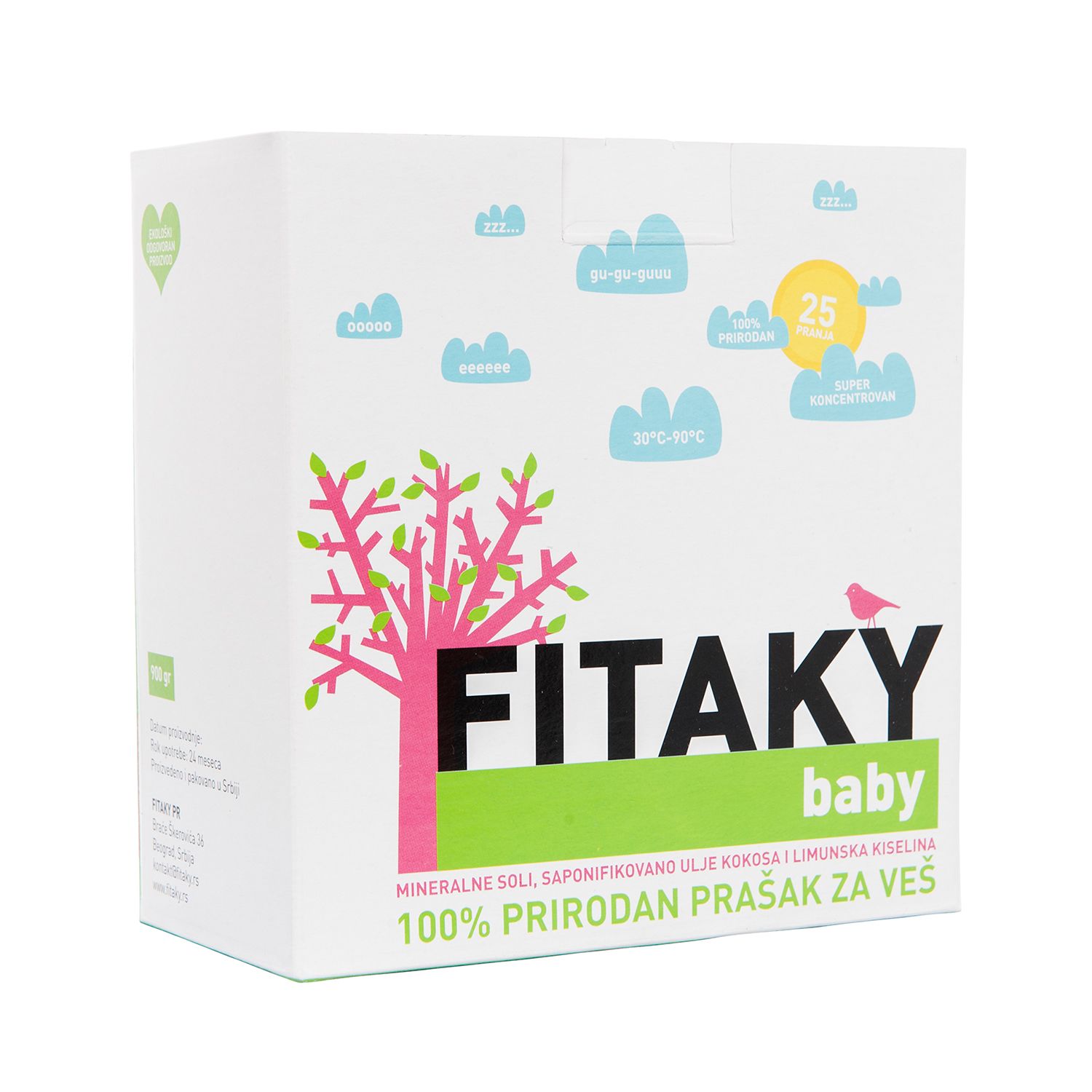 Fitaky baby prašak za veš 900 g