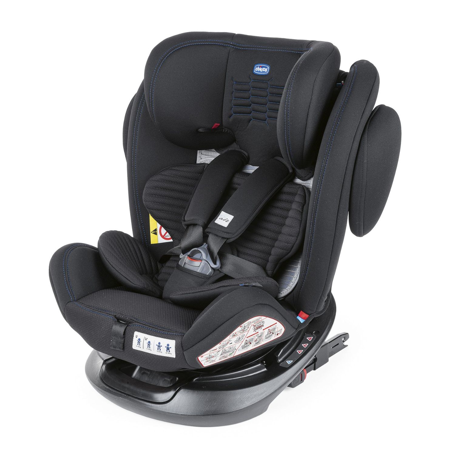 Chicco a-s (0-36kg) 0/1/2/3 Unico plus Air Black