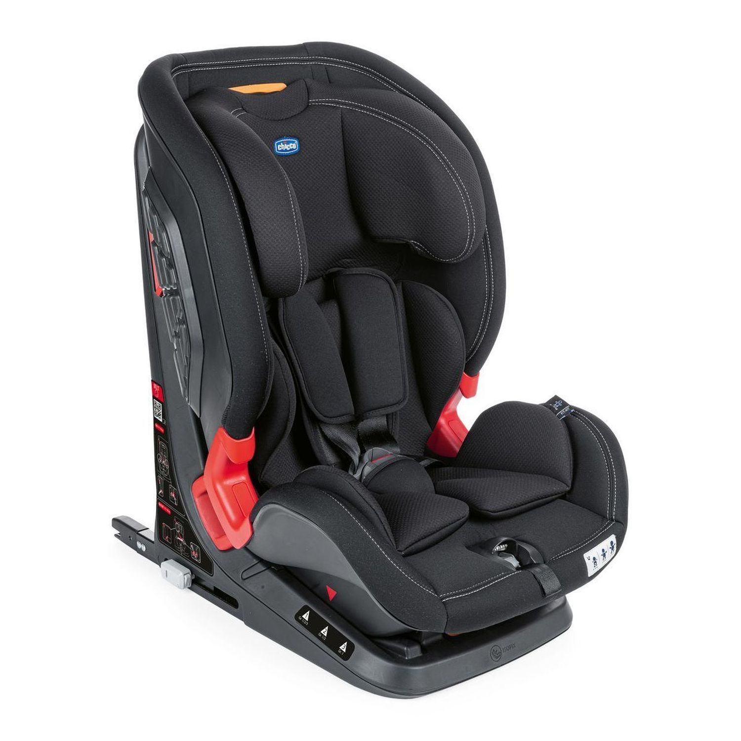 Chicco a-s (9-36kg) 1/2/3 Akita fix, black