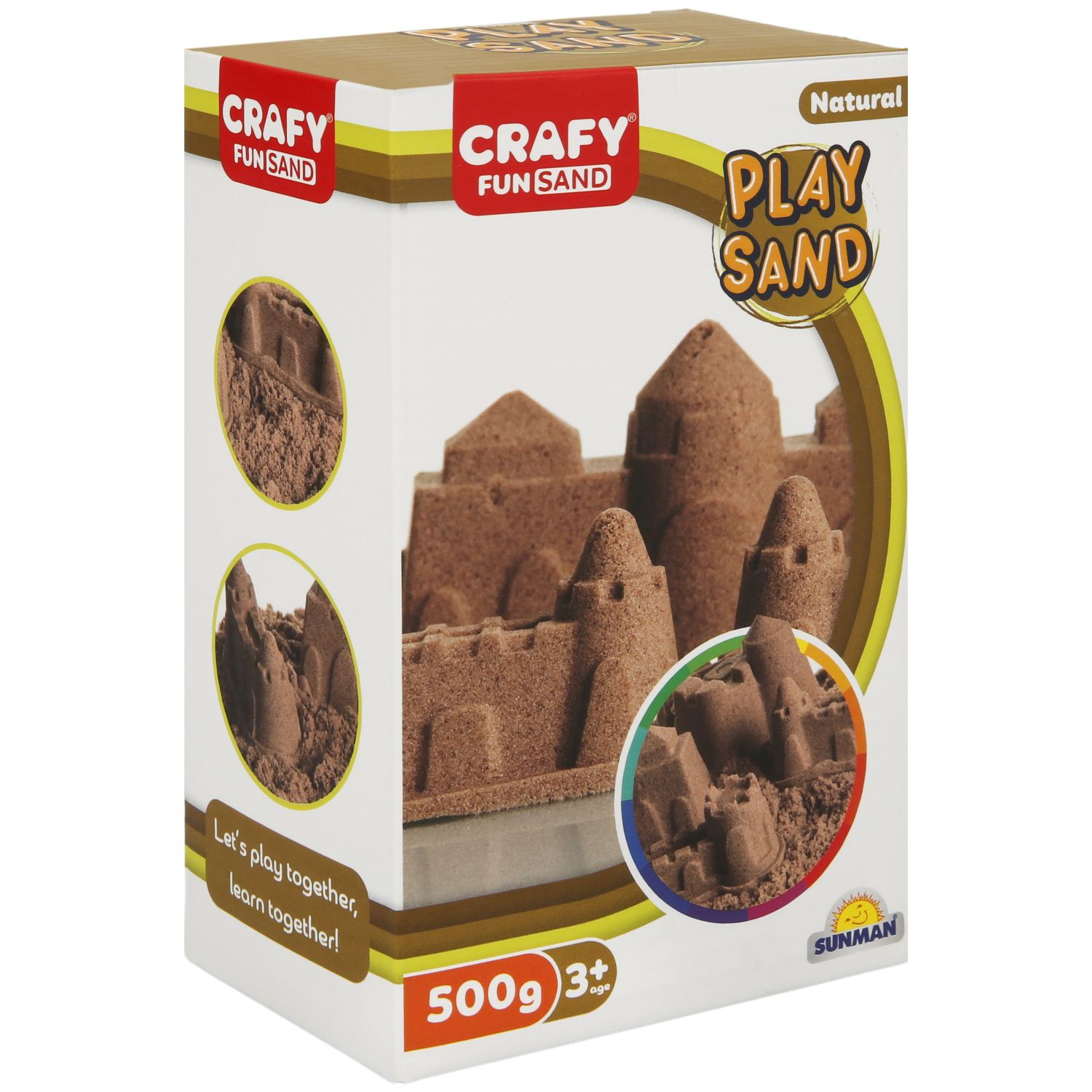 Sunman kinetički pesak 500 gr. braon boja