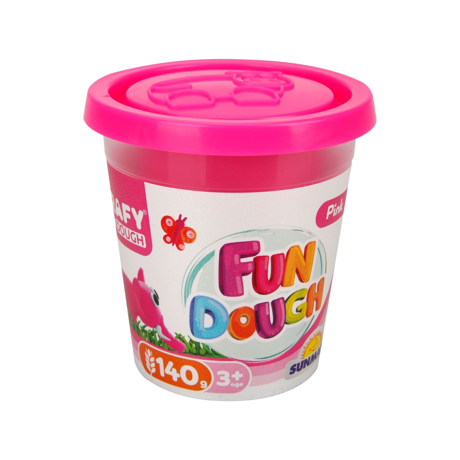 Sunman plastelin 140 gr. pink boja
