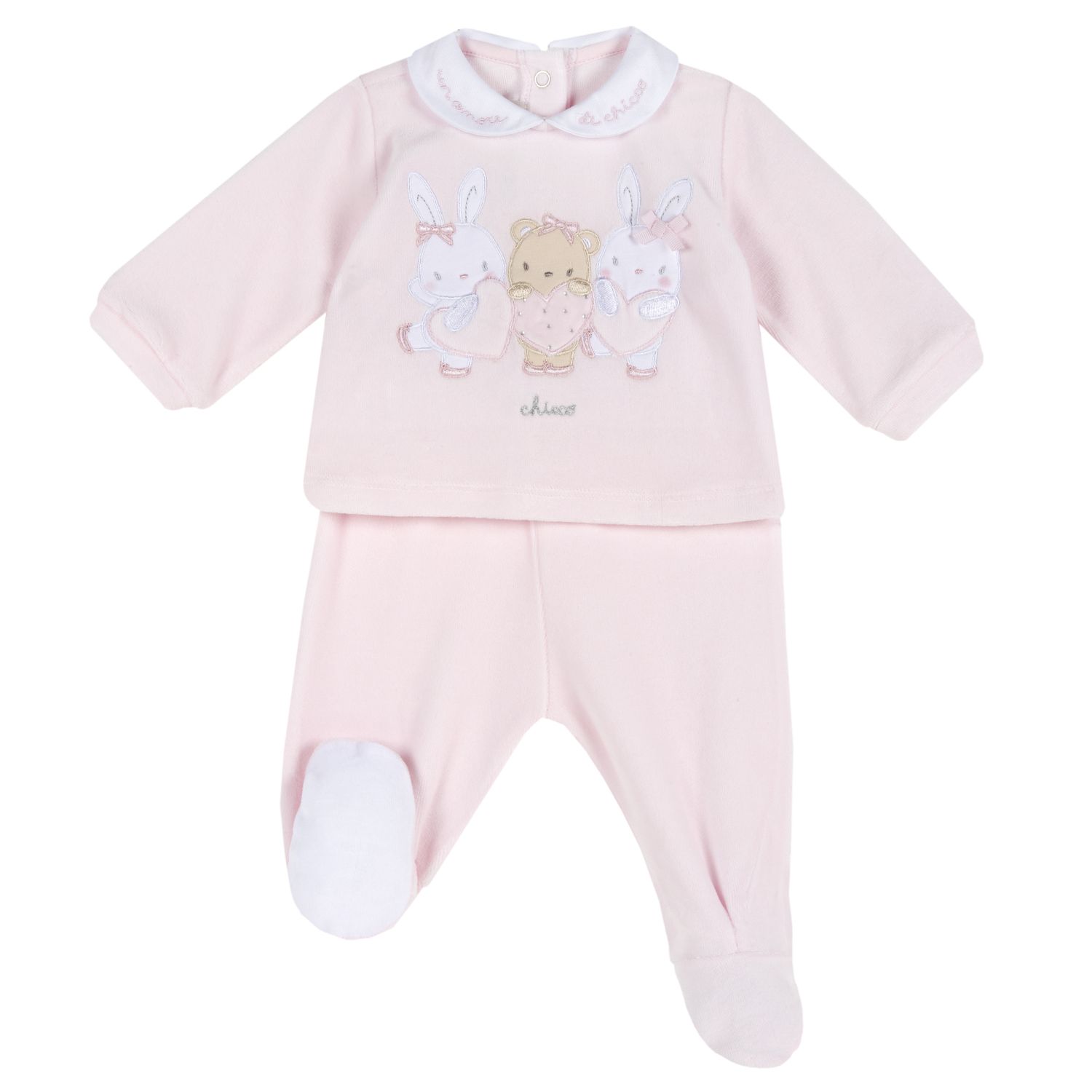 Chicco komplet 2/1(majica dr, pantalone),devojčice