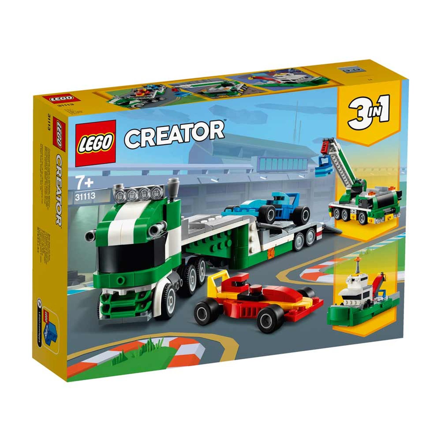 Lego Creator race car transporter