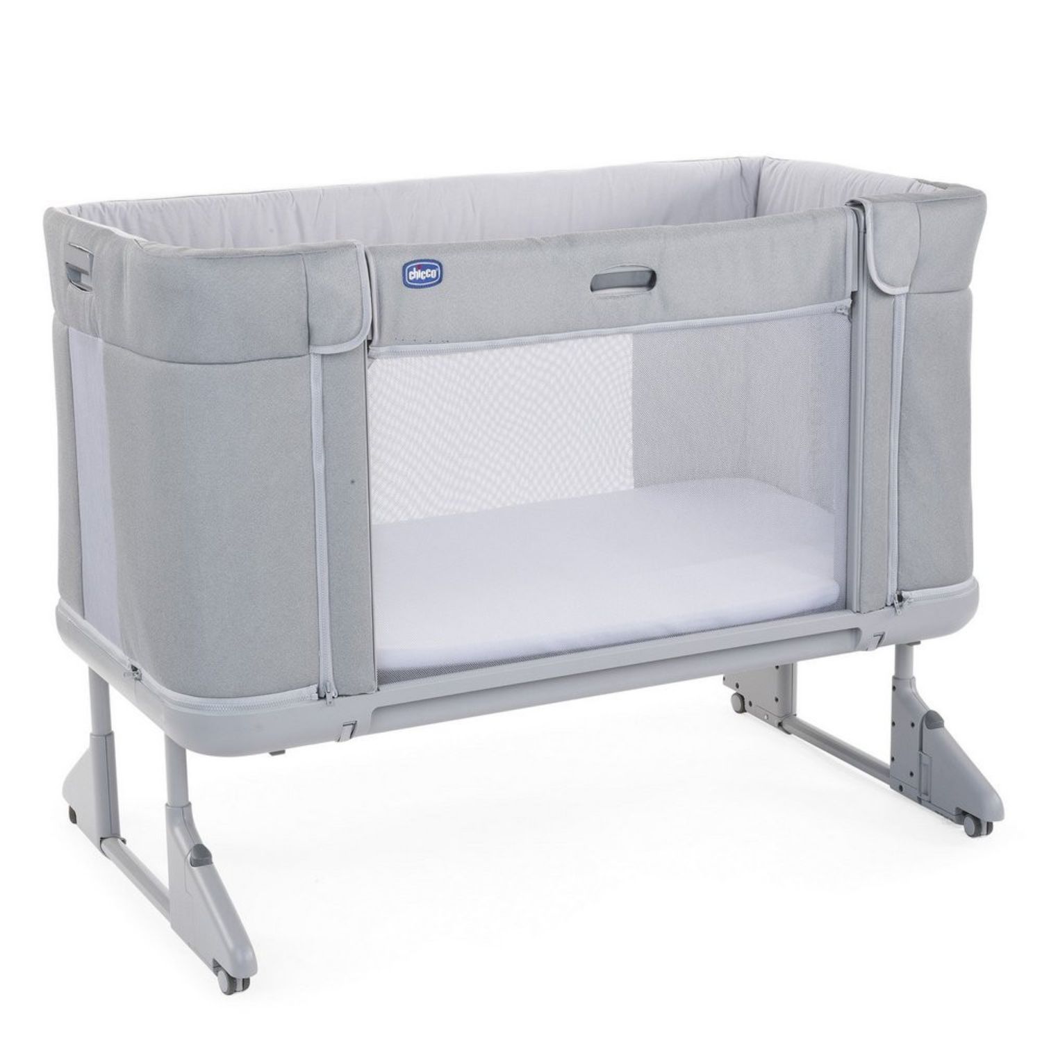 Chicco krevetac Next 2 Me Forever, Cool grey