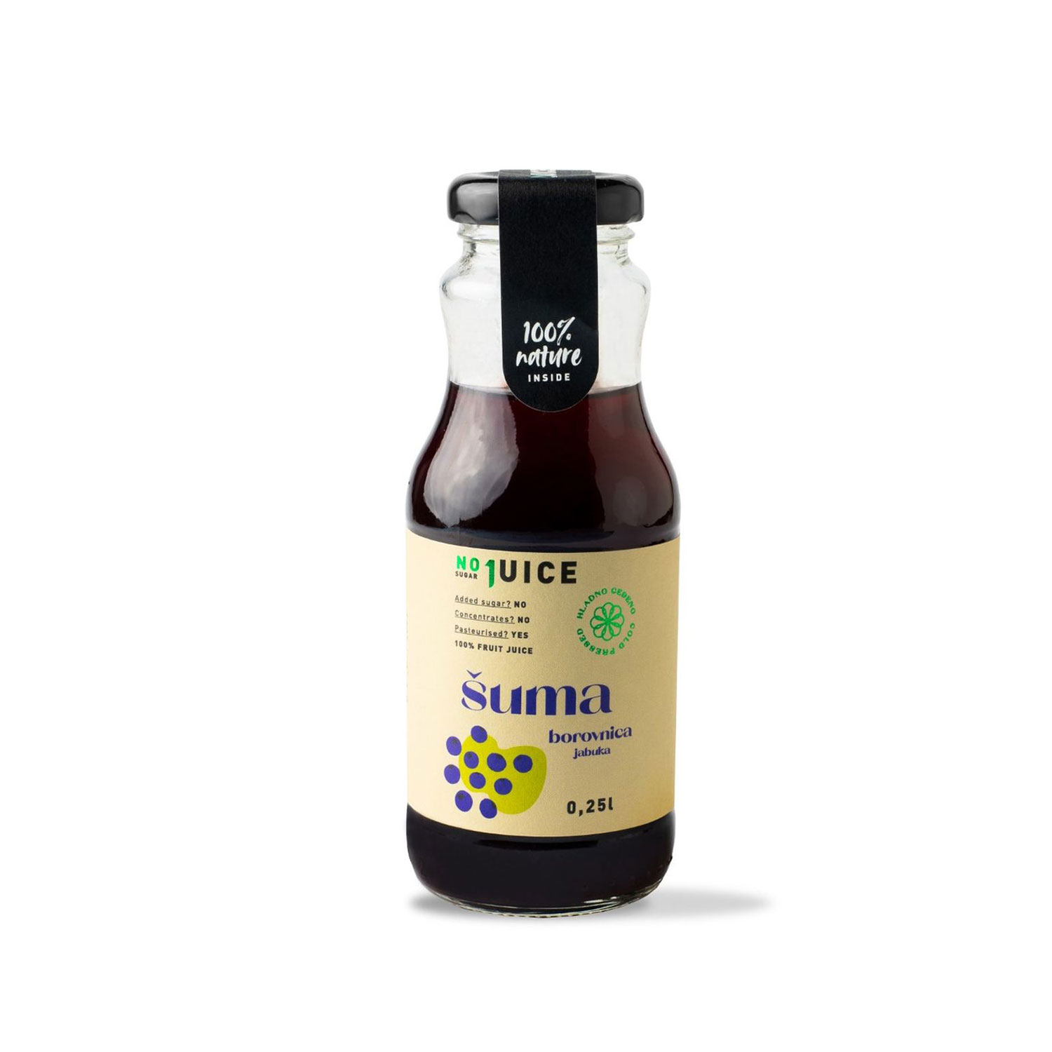 NO1 JUICE Šuma mix 0,25 l (40% boro, 60% jab)