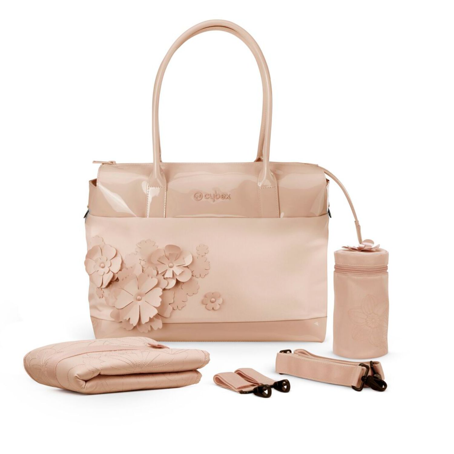 Cybex torba Simply flowers beige, bez