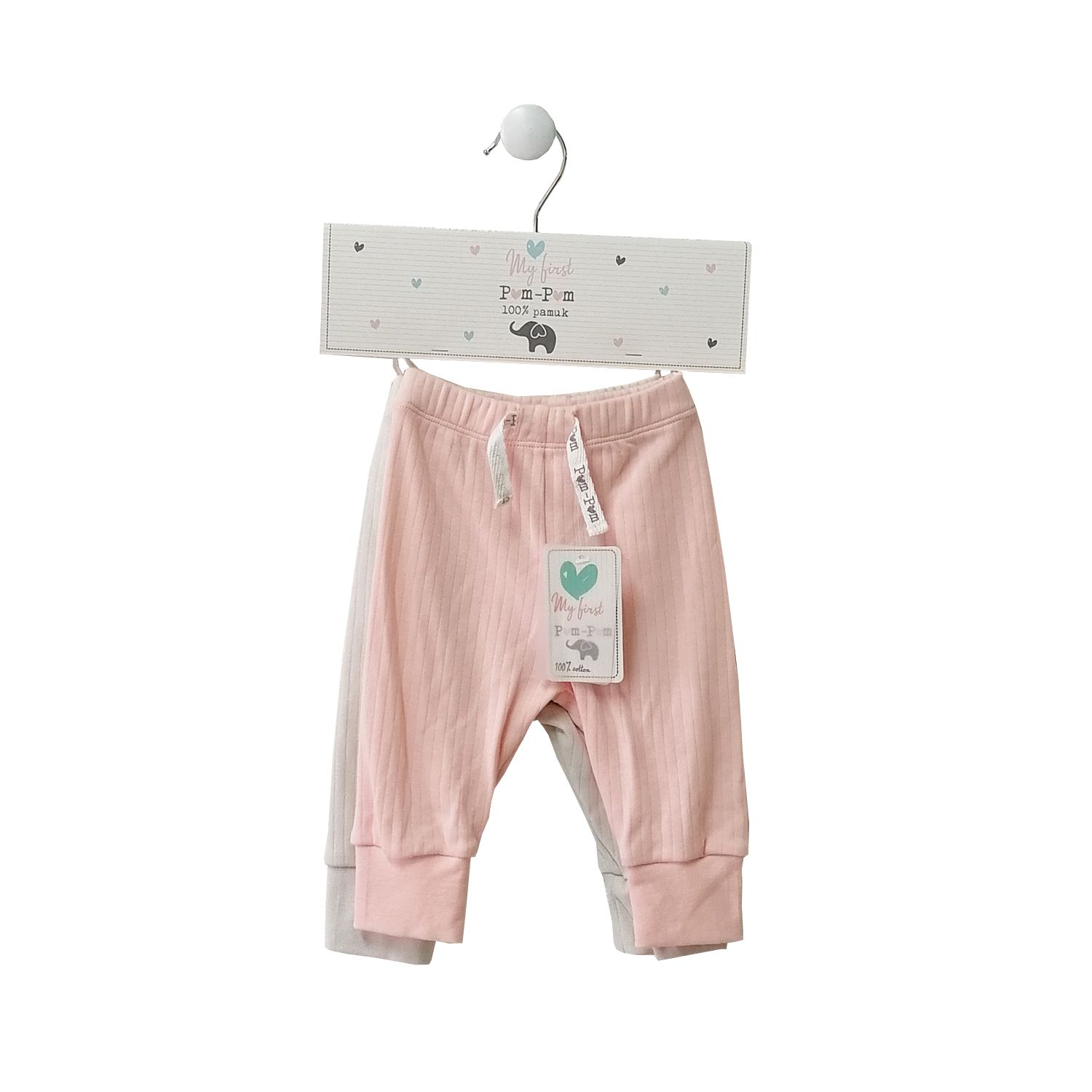 Pom Pom pantalone bez stopica set 2/1, devojčice