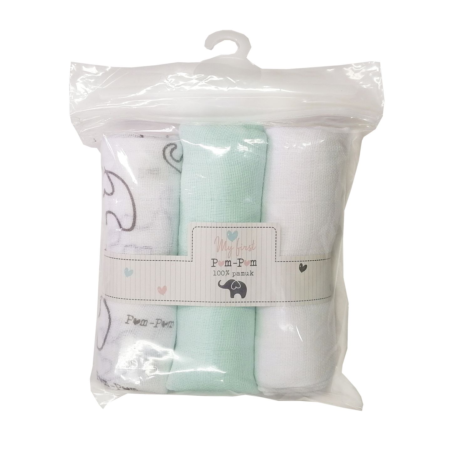 Pom Pom tetra pelene set 3/1, dečaci