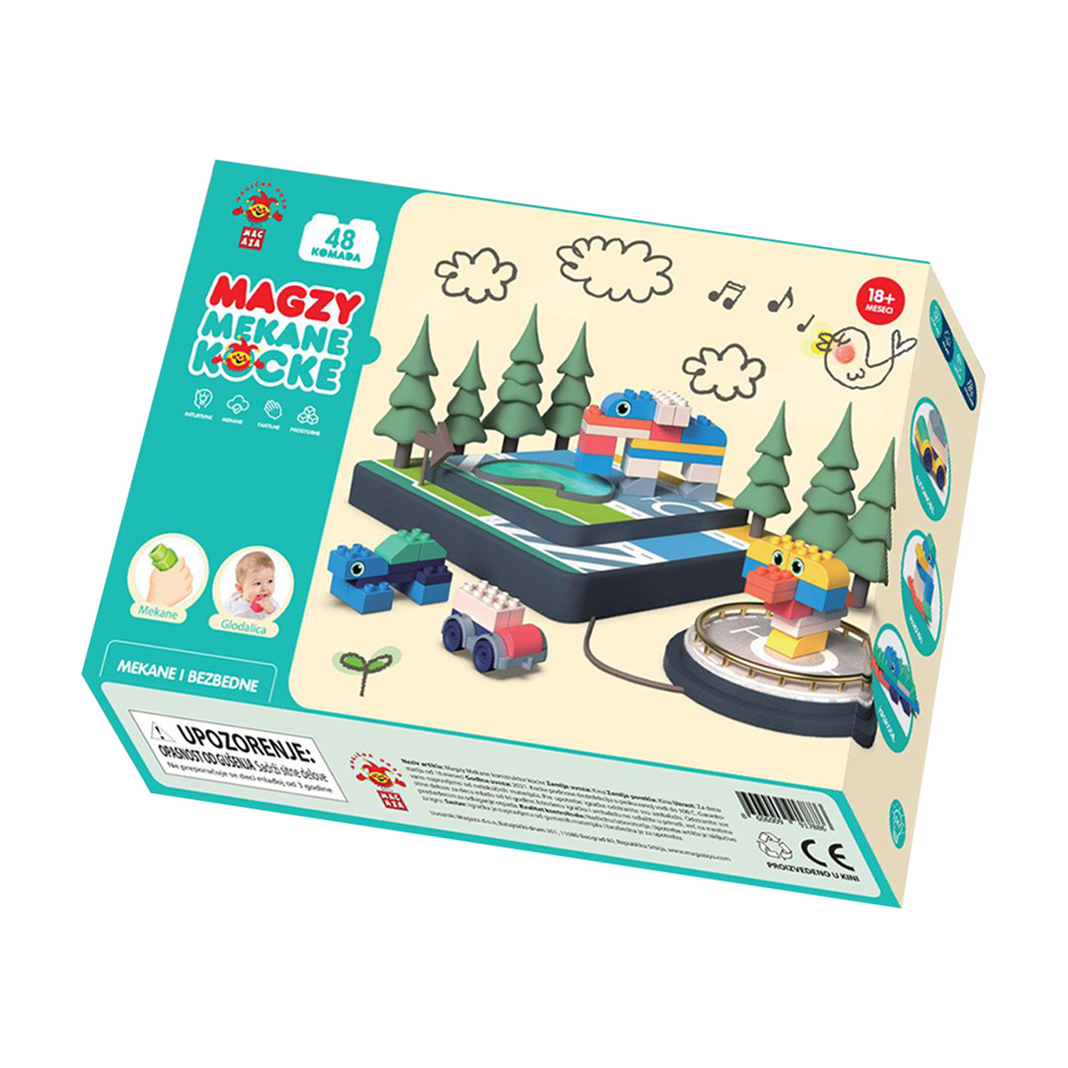 Magzy SR Mekane konstruktor kocke 48pcs