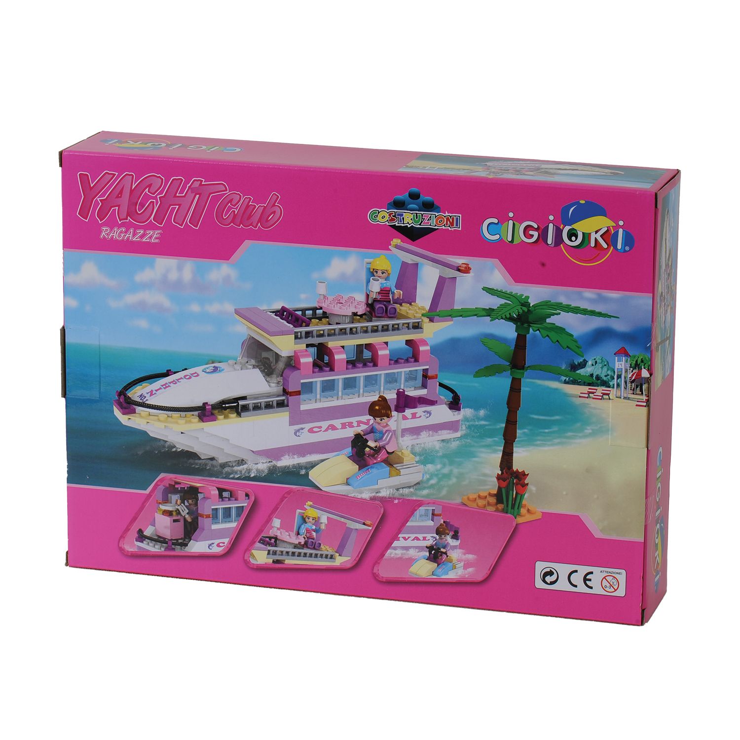 Cigioki kocke set jahta