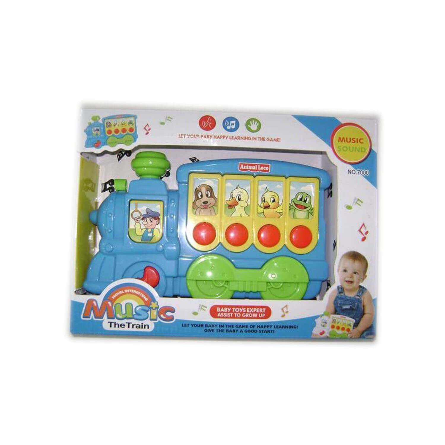 HK Mini, igračka muzički voz za bebe AKSA