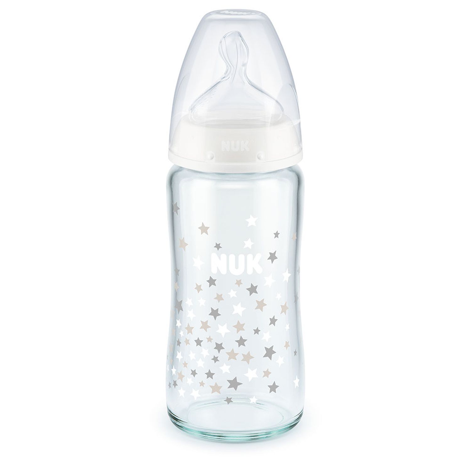 Nuk staklena flašica sa termo indikatorom 240ml