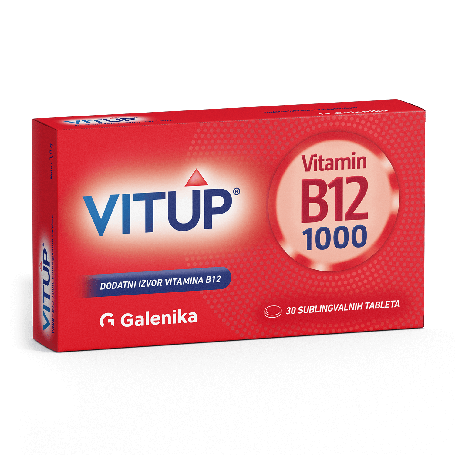 VitUp B12 1000 mcg 30 tablete